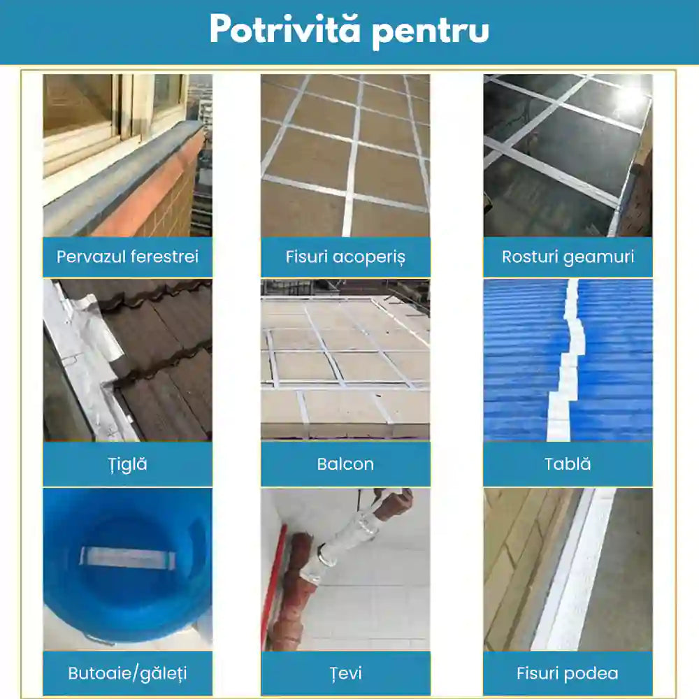 Bandă pentru crăpături, scurgeri și infiltrații (1+1 GRATIS)